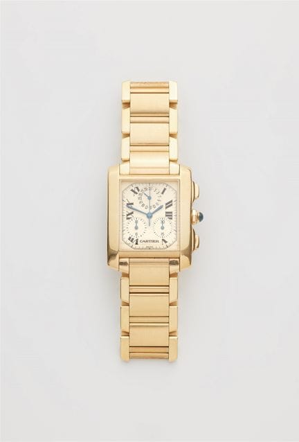 Cartier
An 18k gold Cartier Tank Française XL Ref.