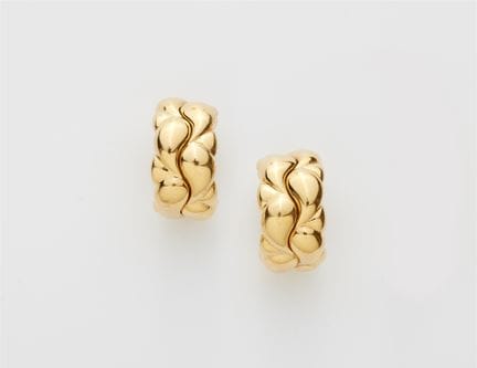 Chopard
A pair of 18k gold Chopard "Cashmir" earri