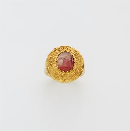 Elisabeth Treskow
A German 18k gold granulation an