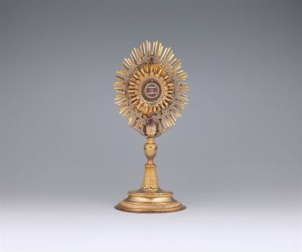 Reliquiario in stile neoclassico

Ottone, con trac