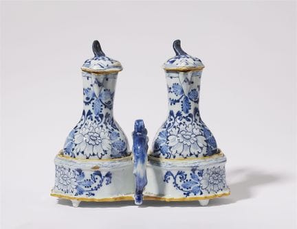 Service à vinaigre et à huile

Faïence, décor bleu