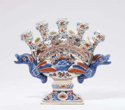 Rare vase à tulipes ancien à double rangée

Faïenc