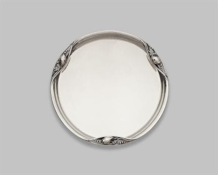Georg Jensen
Vassoio n. 2

Argento. Modello Magnol