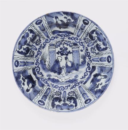Piatto con decorazione Wanli

Maiolica, decorazion