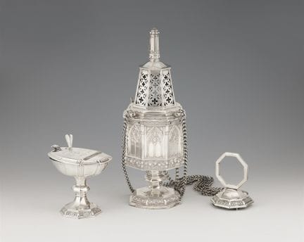 Werner Sittmann
A Cologne silver incense burner wi