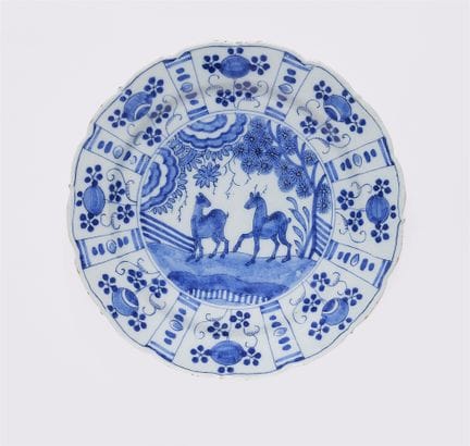 Assiette à décor Wanli

Faïence, décor bleu. Modèl