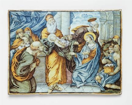 Plaque d'image avec "Présentation du Christ au Tem