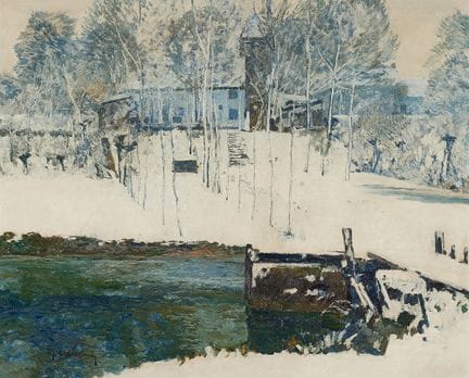 马克斯·克拉伦巴赫

维特拉尔风景

布面油画。73 x 90 厘米。
左下角签名：M. Clare