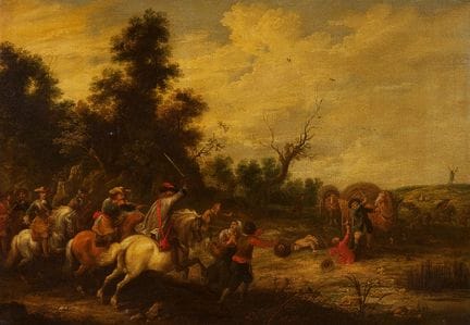 亚当·弗兰斯·范德梅伦

《骑兵突袭》

布面油画。60 × 84.5 厘米。

来源
奥地利私人收