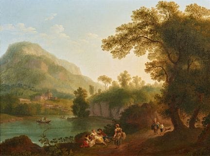 雅各布·菲利普·哈克特

河流风景

布面油画。74.5 × 82 厘米。
左下角署名并注明创作年份