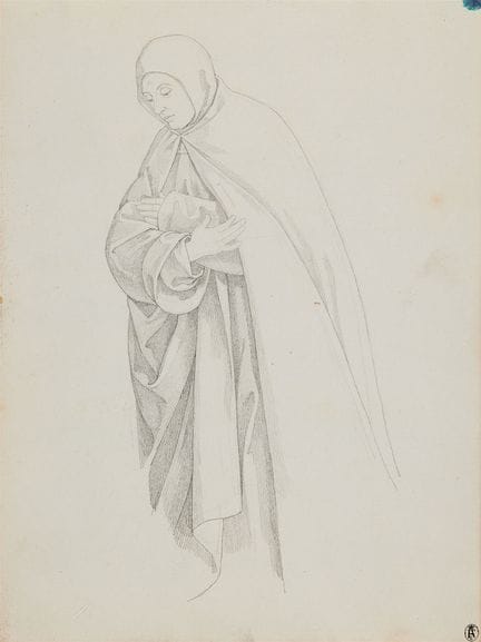 古斯塔夫·海因里希·纳克

《站立女子素描》

纸本铅笔画。28 × 21.7 厘米。

来源
萨克