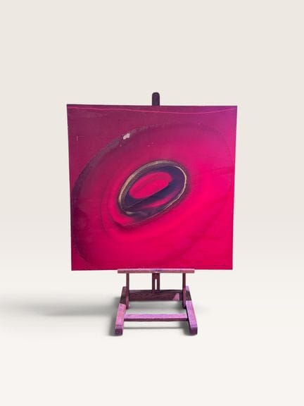 *YUKIO IMAMURA (NATO NEL 1935)
Vortice rosso, 1990