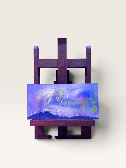 *YUKIO IMAMURA (NÉ EN 1935)
Dragons, 2019
Techniqu