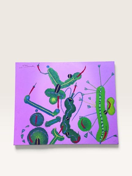*YUKIO IMAMURA (NÉ EN 1935)
Les virus, 2019
Techni