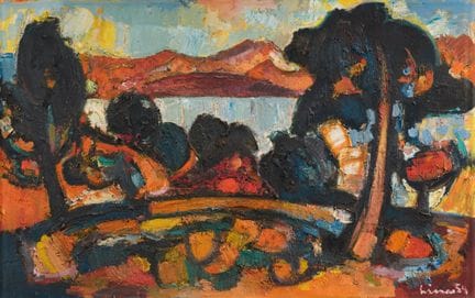 Carl Walter Liner 1914–1997  
Paisaje de Córcega, 