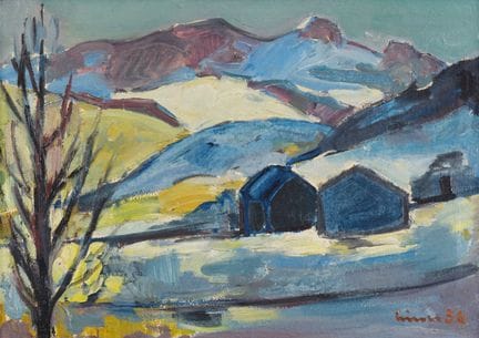 Carl Walter Liner, 1914-1997  
Paisaje invernal de