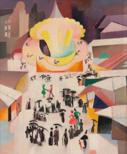 Alice Bailly, 1872-1938  
Fête foraine 
Óleo sobre