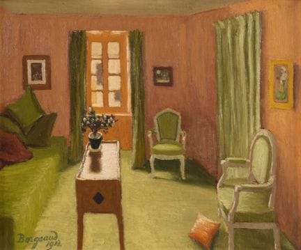 Marius Borgeaud, 1861-1924  
La chambre verte, 191