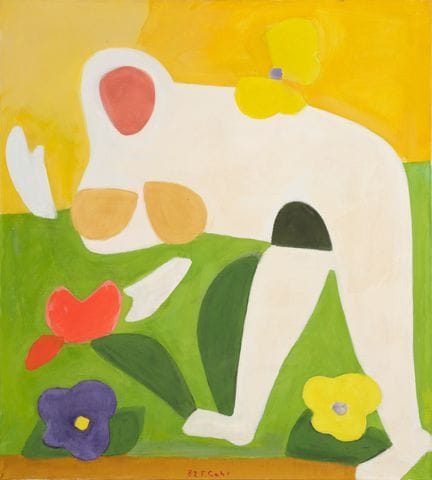 Ferdinand Gehr 1896–1996  
Donna in giardino, 1982