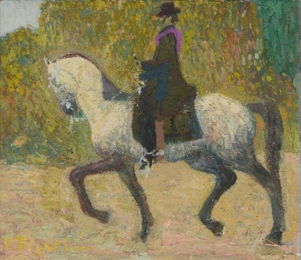 Pedro Figari 1861-1938  
El tordillo Pintor oder D