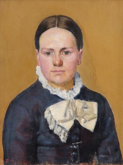 Ferdinand Hodler 1853–1918  
Bildnis einer Unbekan