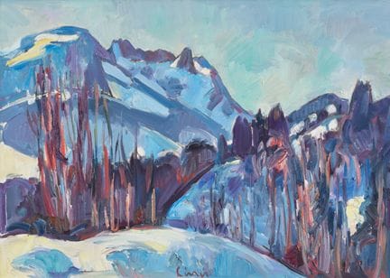 Carl Walter Liner 1914-1997  
Vista de Ebenalp y Ö