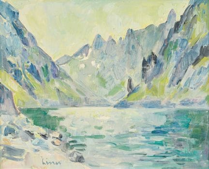 Carl Walter Liner, 1914-1997  
Fählensee 
Óleo sob
