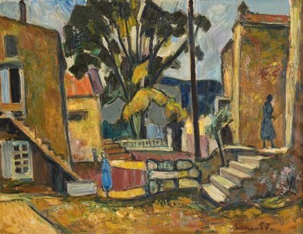 Carl Walter Liner, 1914-1997  
Escena rural en el 