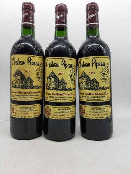 2003 Ch PIPEAU Saint Emilion 3 Blles