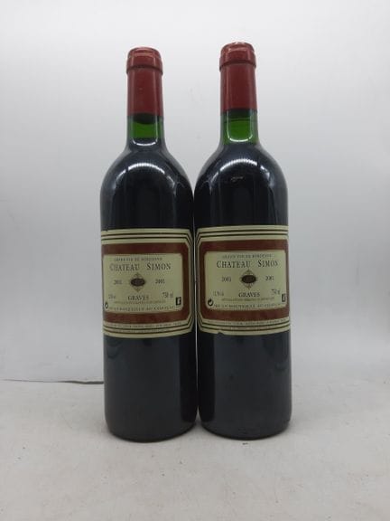 2001年 SIMON 干白，格拉夫产区，2瓶
酒瓶状况请参见照片