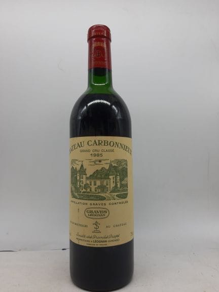 1985年 Ch CARBONNIEUX 红葡萄酒，佩萨克-莱奥尼昂产区，1瓶
请查看照片了解酒瓶状