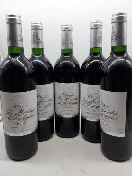 2000 Ch LA MOULINE DE LABEGORCE, Haut Médoc, 5 Bll