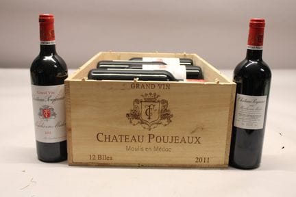 2011 Ch POUJEAUX, Moulis, 12 Blles, voir photo pou