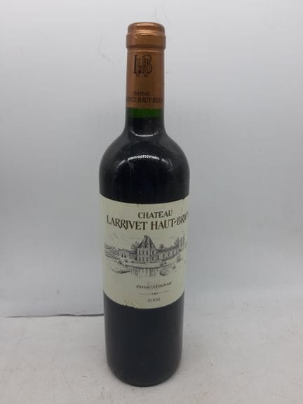 2006 Ch LARRIVET HAUT BRION, Pessac Léognan, 1 Bll