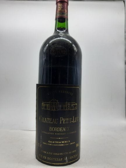 2000 Ch PETIT LUC, Bordeaux, 1 Mag
étiquette à rec