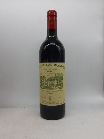 1980年份 Ch CARBONNIEUX 红葡萄酒，佩萨克-莱奥尼昂产区，1瓶