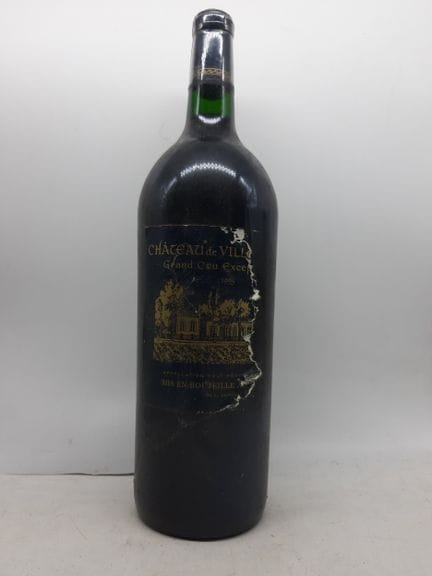1995 Ch de VILL????, Haut Médoc, 1 Mag
Voir photo 