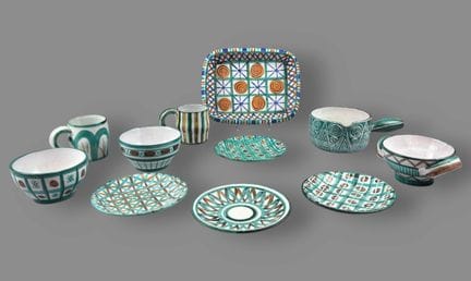 Robert PICAULT (1919–2000)
A set of glazed earthen