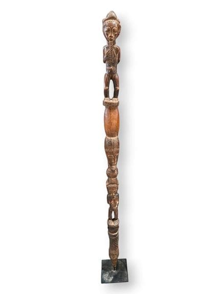 BAOULE - IVORY COAST 
Chieftain's staff depicting 