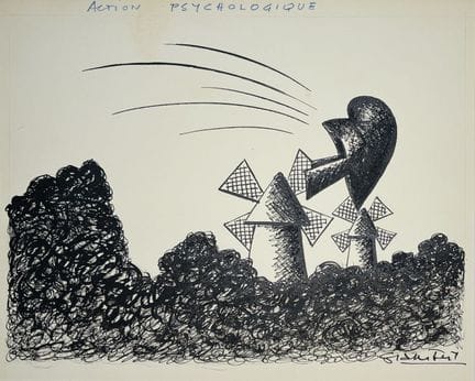 GRAMBERT Bernard. 
« Action psychologique - Ouille