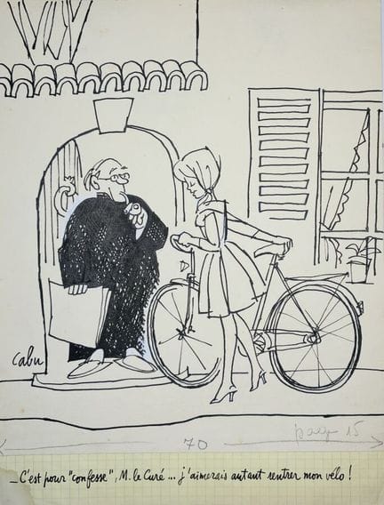 CABU, Jean CABUT, dit. 
« C'est pour « confesse »,