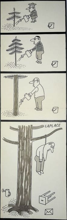 Sur le thème de L'ARBRE et BUCHERONS. Six dessins 