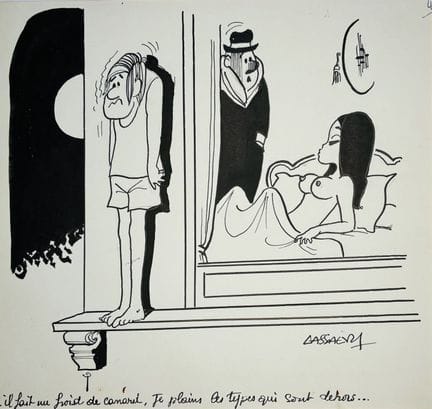 LASSALVY Robert.
« Il fait un froid de canard, je 