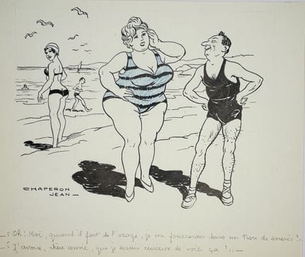Sur le thème "Obsession". Sept dessins à l'encre n