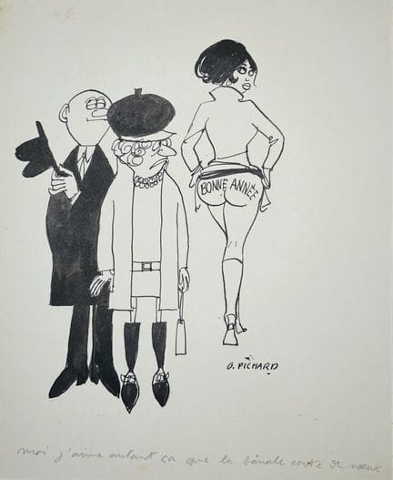 PICHARD Georges.
« Moi j'aime autant ça que la ban