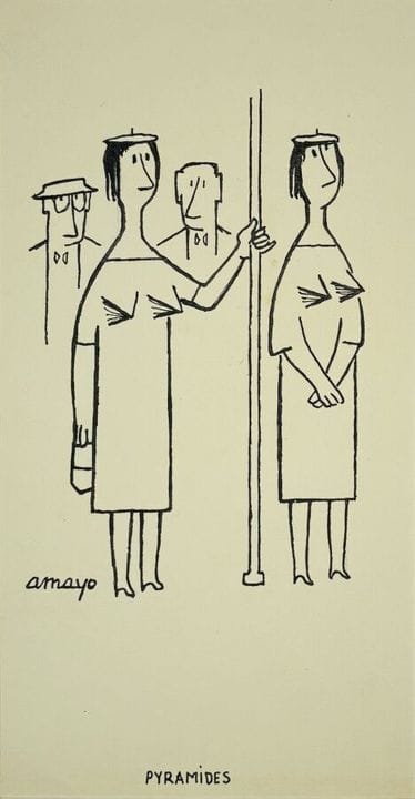 AMAYO Charles 
« Pyramides », « Filles du calvaire