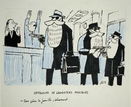 GUS, Gustave ERLICH, dit. (Dessins N/B les Flingue