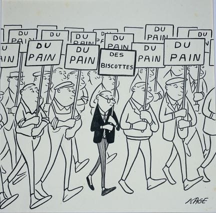 NAGE.
Sans légendes
Trois dessins à l'encre noire 