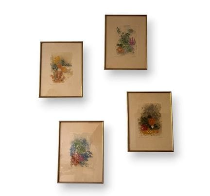 WALLCER
Flowers and Gardens,
5 color etchings.
21.