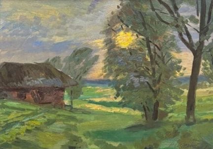 Konrads Aleksandrs UBANS (1893-1981) 
Paisaje al a